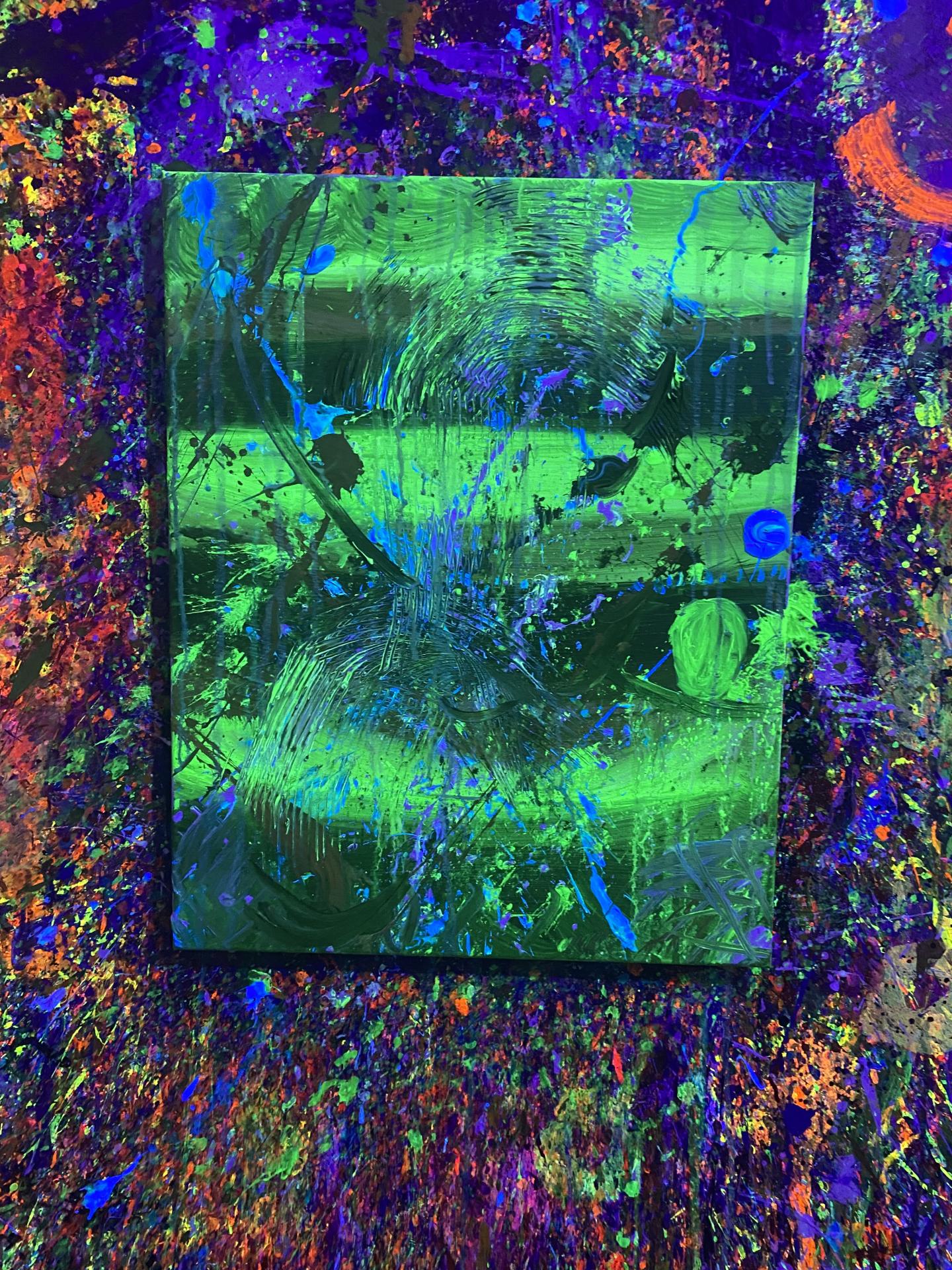 Glowing frog dusk 🐸